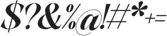 Shocka Sans Sans Bold Italic otf (700) Font OTHER CHARS