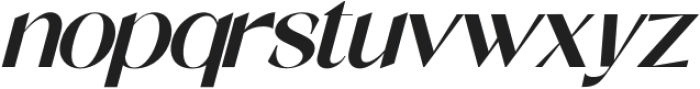 Shocka Sans Sans Bold Italic otf (700) Font LOWERCASE