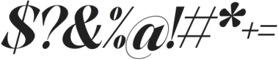 Shocka Sans Sans Extra Bold Italic otf (700) Font OTHER CHARS