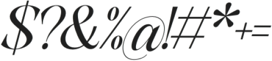 Shocka Sans Sans Italic otf (400) Font OTHER CHARS