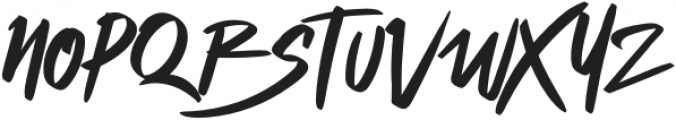 Shockwave Regular otf (400) Font LOWERCASE