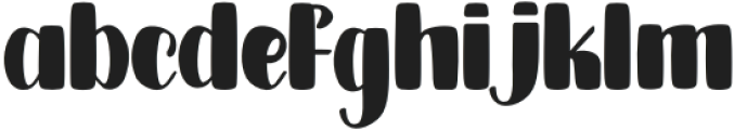 Shockyfun Regular otf (400) Font LOWERCASE