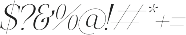 Shoftime Italic otf (400) Font OTHER CHARS