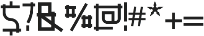 Shogun otf (400) Font OTHER CHARS
