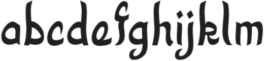 Shokhiful-Regular otf (400) Font LOWERCASE