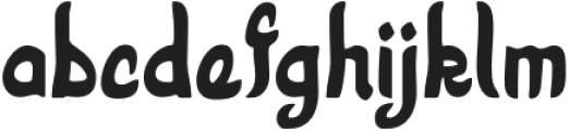 Shokhiful Rounded Bold otf (700) Font LOWERCASE