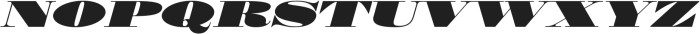 Shomina Black Ultra Exp Slant otf (900) Font UPPERCASE