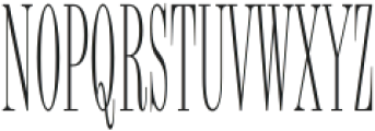 Shomina Thin Ultra Cond otf (100) Font UPPERCASE