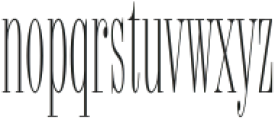 Shomina Thin Ultra Cond otf (100) Font LOWERCASE