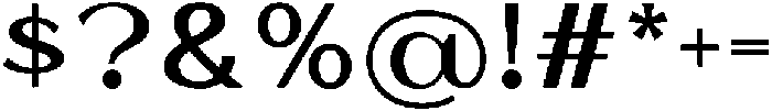 Shoore otf (400) Font OTHER CHARS
