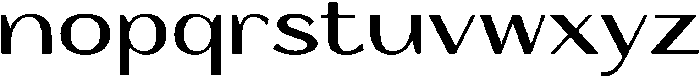 Shoore otf (400) Font LOWERCASE