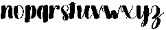 Shop Bakery Regular otf (400) Font LOWERCASE