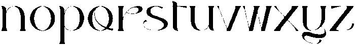 Shopia Regular otf (400) Font LOWERCASE