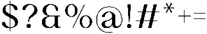 ShopiaRegular otf (400) Font OTHER CHARS