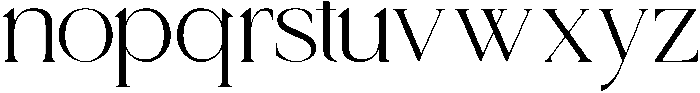 Shoreline otf (400) Font LOWERCASE
