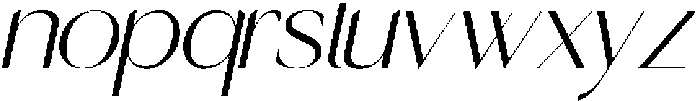 ShorelineSans-Italic otf (400) Font LOWERCASE
