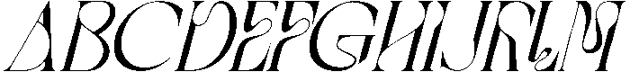 Shortened Connection Italic otf (400) Font UPPERCASE