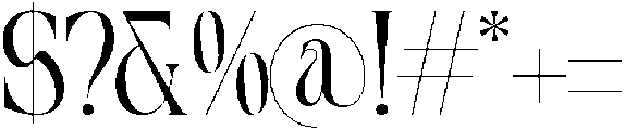 Shortened Connection Regular otf (400) Font OTHER CHARS