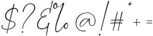 Shorthair-Script otf (400) Font OTHER CHARS