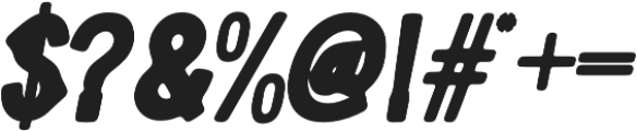 Shourtcut Italic otf (400) Font OTHER CHARS
