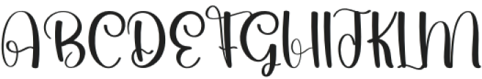 Shoutmore Regular otf (400) Font UPPERCASE
