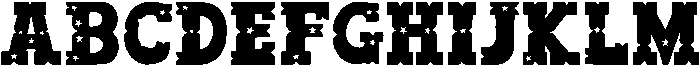 ShowBill Regular otf (400) Font UPPERCASE