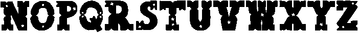 ShowBill Regular otf (400) Font UPPERCASE