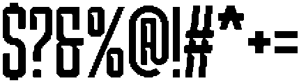 Shoza Regular otf (400) Font OTHER CHARS