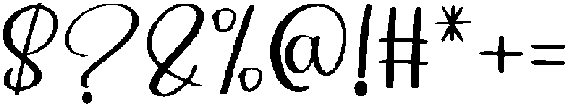 Shunshine Regular otf (400) Font OTHER CHARS