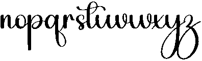 Shunshine Regular otf (400) Font LOWERCASE