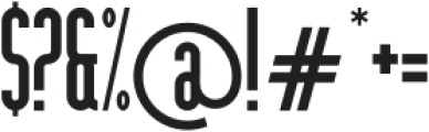 Shunshine Regular otf (400) Font OTHER CHARS