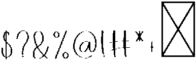 Shunsine Regular otf (400) Font OTHER CHARS