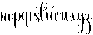 Shunsine Regular otf (400) Font LOWERCASE