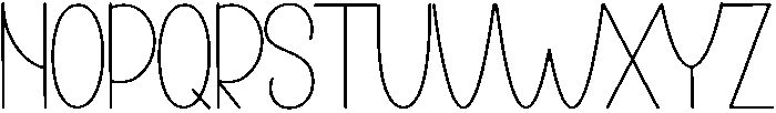 Shunsine Regular otf (400) Font LOWERCASE