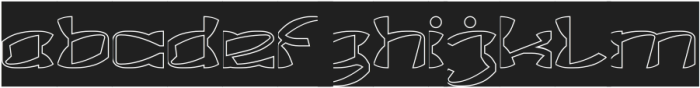 Shuriken Ninja-Hollow-Inverse otf (400) FONT