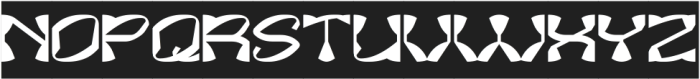 Shuriken Ninja-Inverse otf (400) Font UPPERCASE