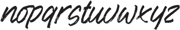 Shutter Dystopia Italic otf (400) Font LOWERCASE