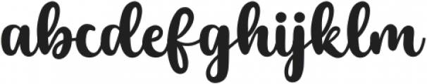 Shyness Regular ttf (400) Font LOWERCASE