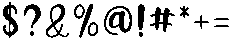 sherly otf (400) Font OTHER CHARS