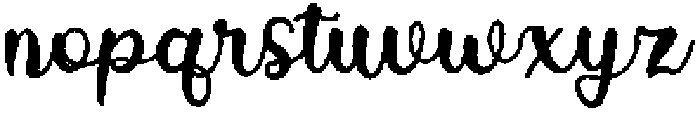 sherly otf (400) Font LOWERCASE