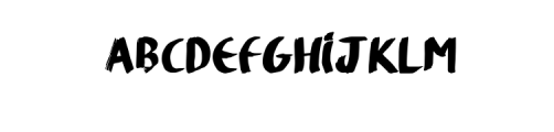 Shandala Typeface Font UPPERCASE