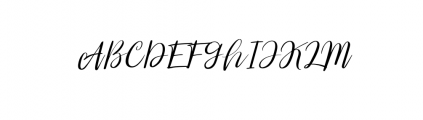 Sharica - Script Font Font UPPERCASE