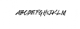 Shockwave.otf Font UPPERCASE