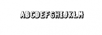 Shourtcut Shadow.ttf Font UPPERCASE