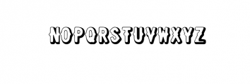 Shourtcut Shadow.ttf Font UPPERCASE