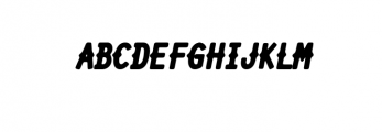 ShourtcutItalic.ttf Font LOWERCASE