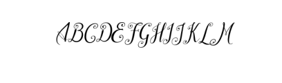 Shyntia Bella.otf Font UPPERCASE