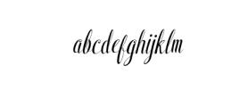 Shyntia Bella.otf Font LOWERCASE