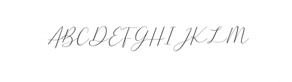 sherland.ttf Font UPPERCASE