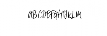 shitta script.otf Font UPPERCASE